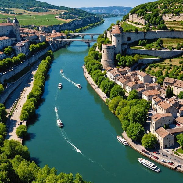 Comment organiser une croisière fluviale sur le Rhône, France : itinéraires et équipements ?